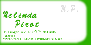 melinda pirot business card